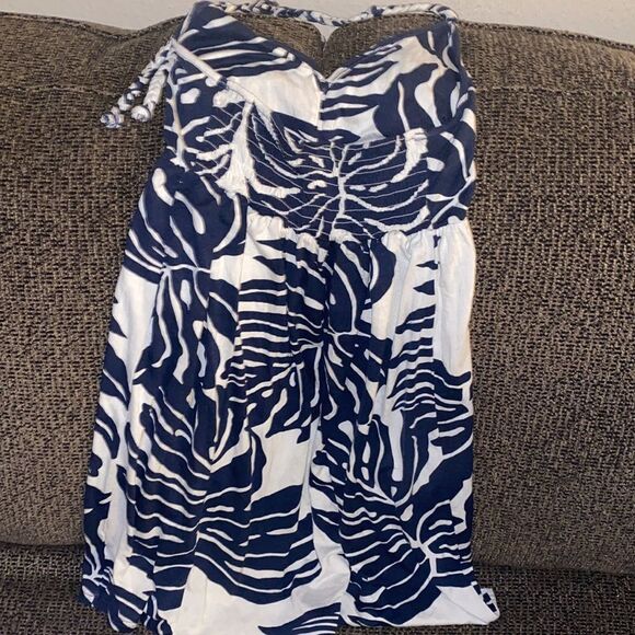 ✨Palm Leaf Halter Backless Dress✨ - Picture 4 of 5